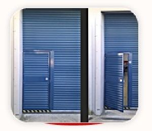 Rolling Shutter With Wicket Door