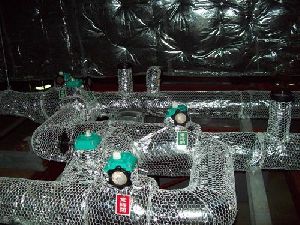 Chiller Piping with Insulation