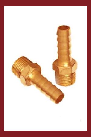 Brass Hose Tails Male