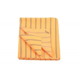 Quick Dry Amazing Stripes baby sheet - Pumpkin