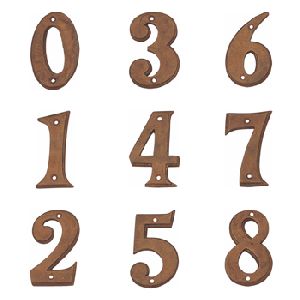 BRASS Numerals And Alphabets