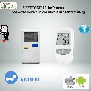 Diabetes Blood ketone &amp; Glucose Monitor SIFKETOKIT-1.3