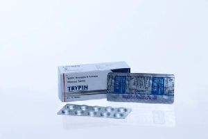 48mg Trypsin Tablets, 90mg Bromelain Tablets, 100mg Rutoside Trihydrate Tablets
