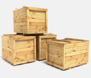 wooden boxes