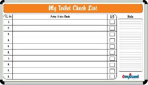Toilet Checklist Board