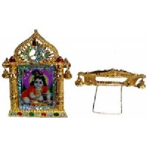 Laddu Gopal Golden Picture Stand