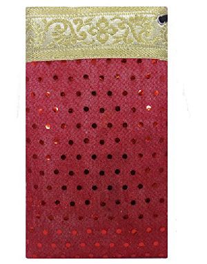 Mobile Cover with Maroon Net