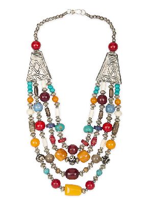 Multicolor Stone Necklace