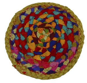 Multicolored Table Mat for Flower Pot