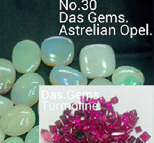 Opal and Tourmaline Stone