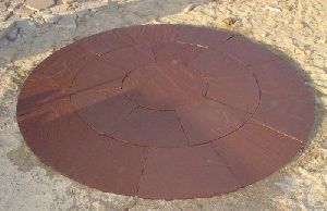 Sandstone Circle Tiles