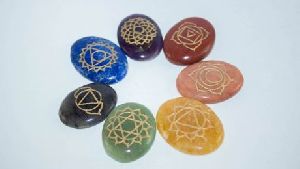 7 Chakra colour Cabochons Stone