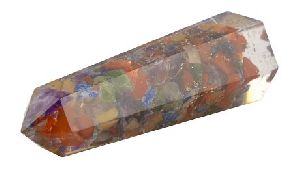 Organite Multi Colour Healing Wand stones