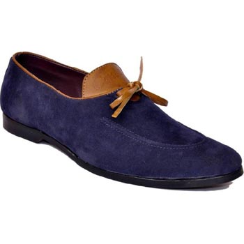 Blue Candey Loafer Shoes