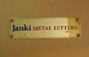 Brass Name Plate