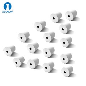 Rudkav Billing Machine Thermal Paper Roll with 55 GSM (79 mm x 40 Meter) Pack of 30