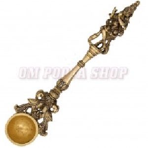 Brass Krishna Spoon