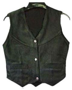 Leather Vest .PL-1705