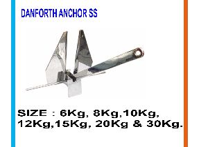 Danforth Anchors( Stainless Steel)