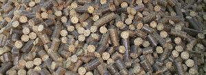 Industrial purpose biomass briquettes