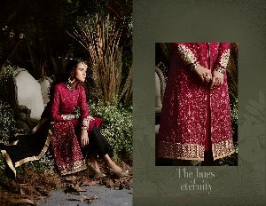 Taj Maria Semi Stitched Suits