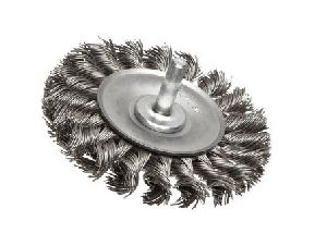 Crimped Shaft Mounted Circular Wire Brush