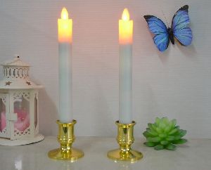 Moving Flame Wick LED Long Candle Candlest