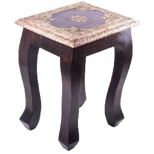 Square Shaped Wooden Table
