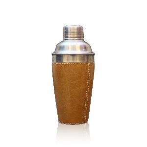 TOBACO LEATHER COCKTAIL SHAKER