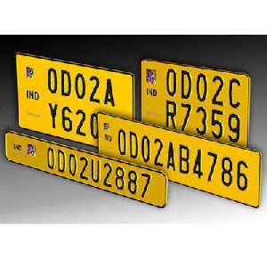 Vehicle Registration Plate