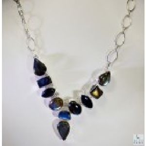 Silver Gray Necklace