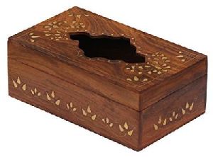 Wooden Tissue Box