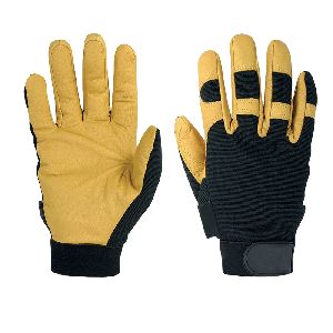 Batting Gloves Color Mix Yellow - Black