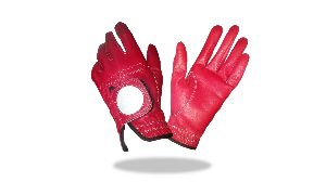 Golf Gloves Red Color