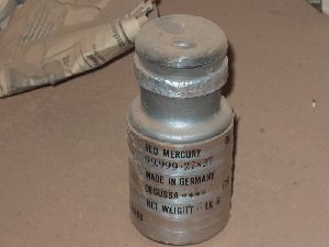 Silver Mercury, Red Mercury, CAS 7439-97-6
