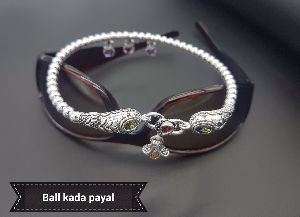 Aman Silver Ball Kada Payal