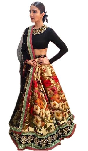 Fashmina Womens Designer Bridal Lehenga Choli And Dupatta-F-7006