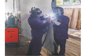 Clad Sheet Welding