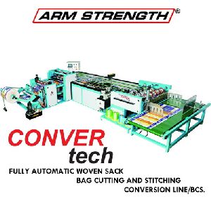 Fully Automatic Woven Sack Cutting & Sewing Conversion Line