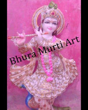 Beautiful Marble Krishna Statue