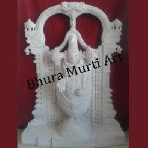 Black Stone Tirupati Balaji Statue 1