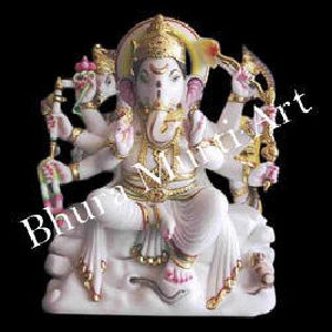 Shri Ganesha Marble Statue