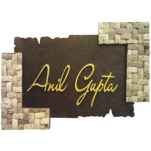 BH-NM-13-000 Coconut Shell Name Plate