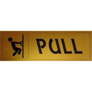 Office Door Sign Board - Pull BH-SNP-47-000