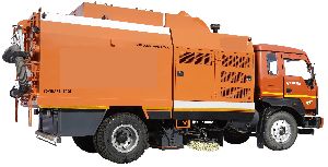 Truck Mounted Sweeper For Industrial Area