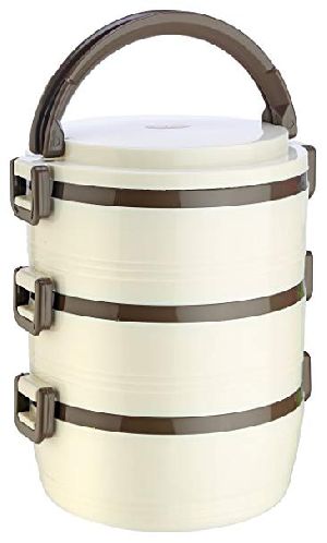 Jayco Homemeal Three Case White Tiffin Box