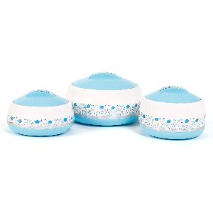 Jayco Hot and Hot Three Piece Sky Blue Casserole Set