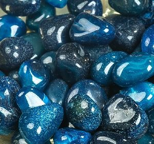 Blue Onyx Pebble Stone