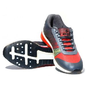 Sagma Mens Red Black Breathable Shoes