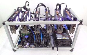 CoinDriller GPU Zcash 6750 Sol  Mining Rig